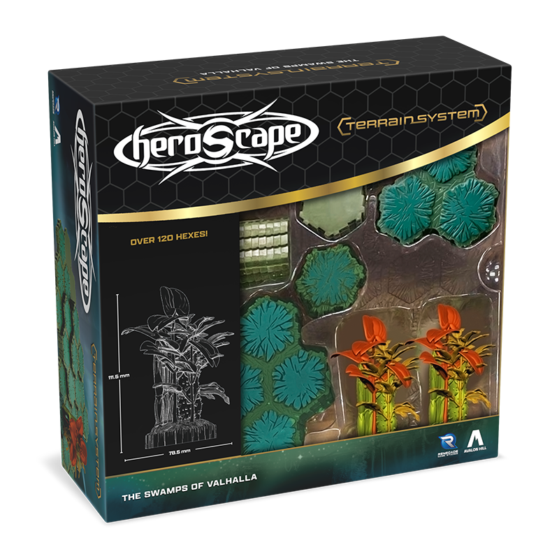 Heroscape: The Swamps of Valhalla Terrain Expansion (PRE-ORDER)-All Things Heroscape