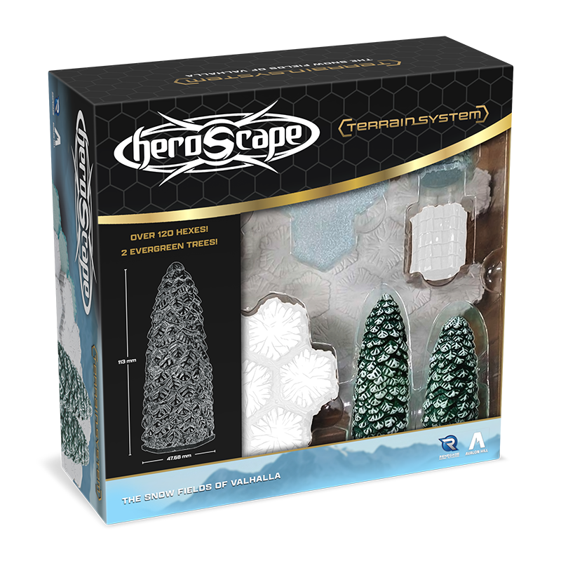 Heroscape: The Snow Fields of Valhalla Terrain Expansion (PRE-ORDER)-All Things Heroscape