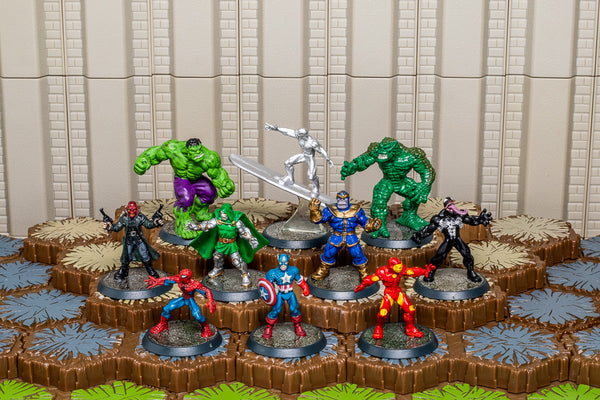 Heroscape The outlet Battle of All Time Marvel The Conflict Begins Set - NOT Complete