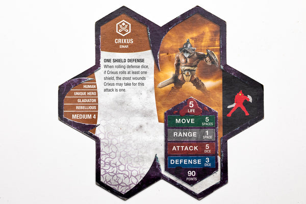 Crixus - Unique Hero - All Things Heroscape