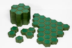 Large lot of 2024 Heroscape hex terrain tiles 327 hexes