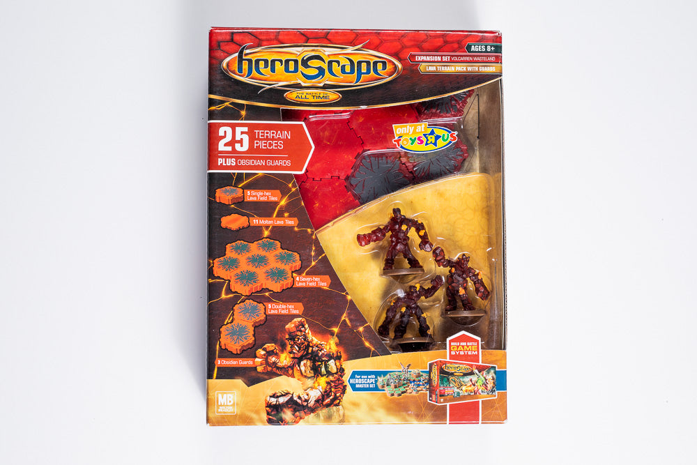 Heroscape expansion set Lava hot terrain pack with guards